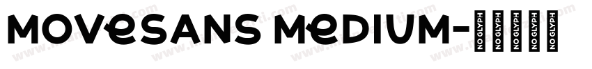 MoveSans Medium字体转换